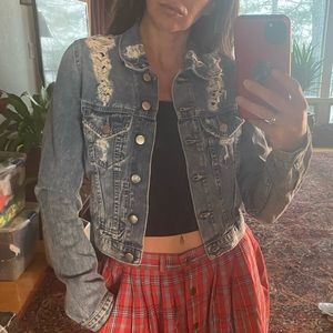 Carmar distressed denim jacket